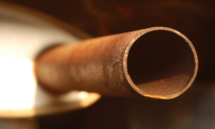 Rusty tail pipe
